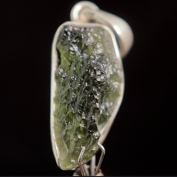 CrystalShopUSA Jewelry - Raw MOLDAVITE Pendant